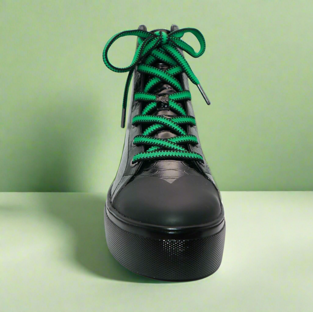 Michaela V Lucra Black Sneakers