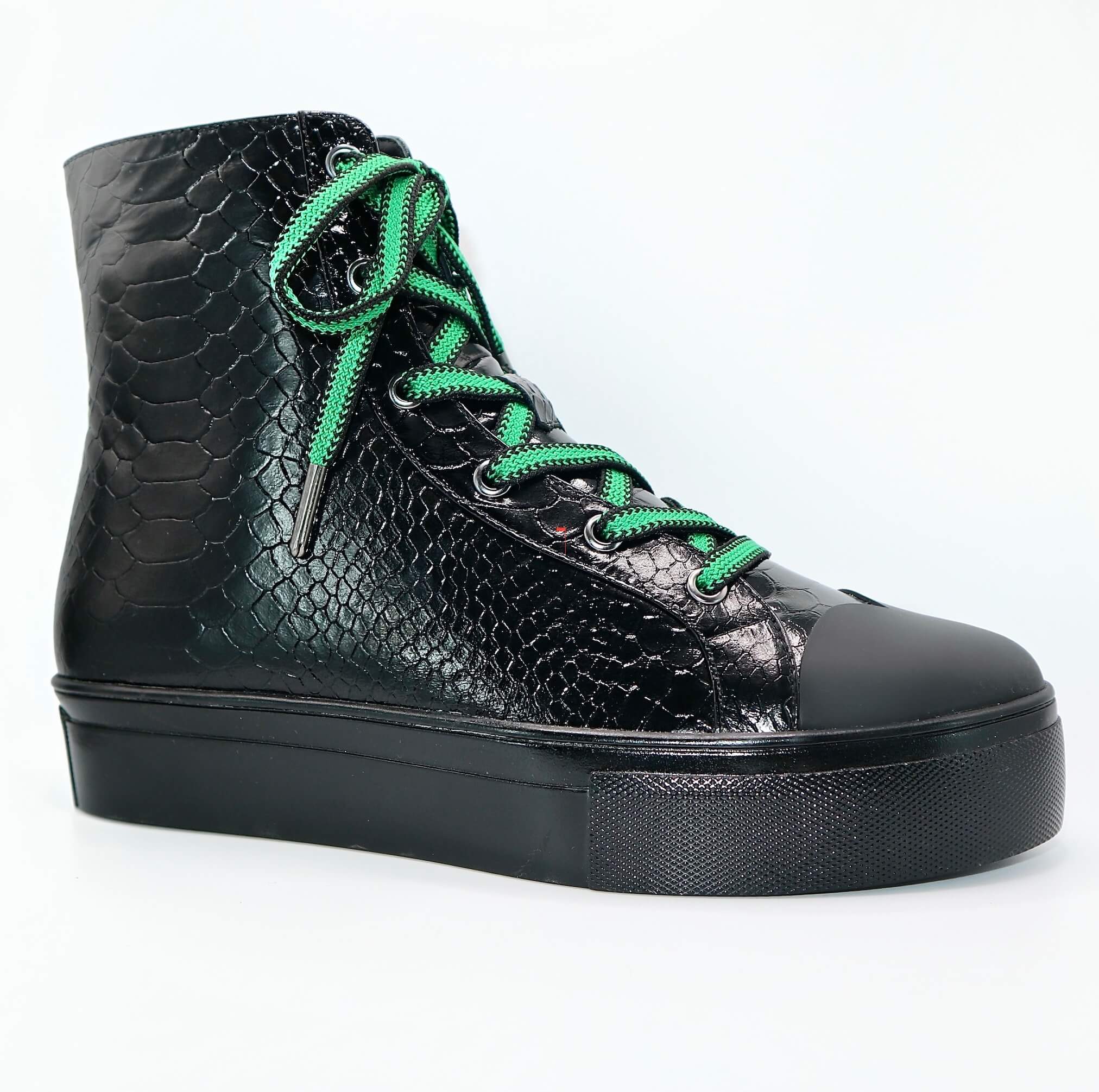 Michaela V Lucra Black Sneakers