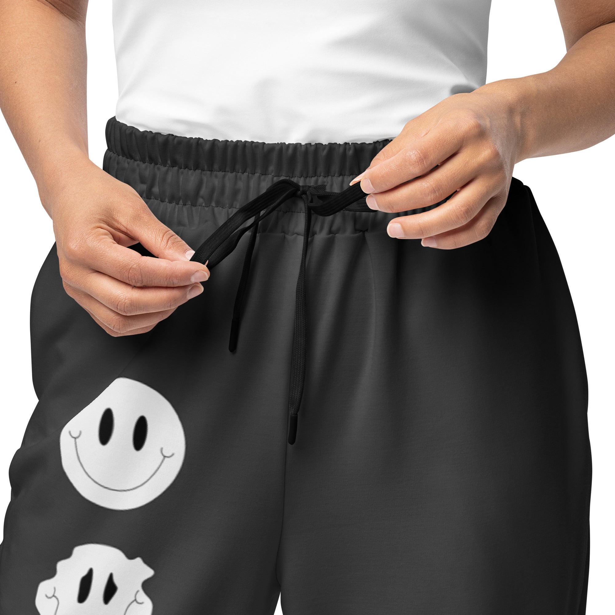 Melting Smile Wide-leg joggers